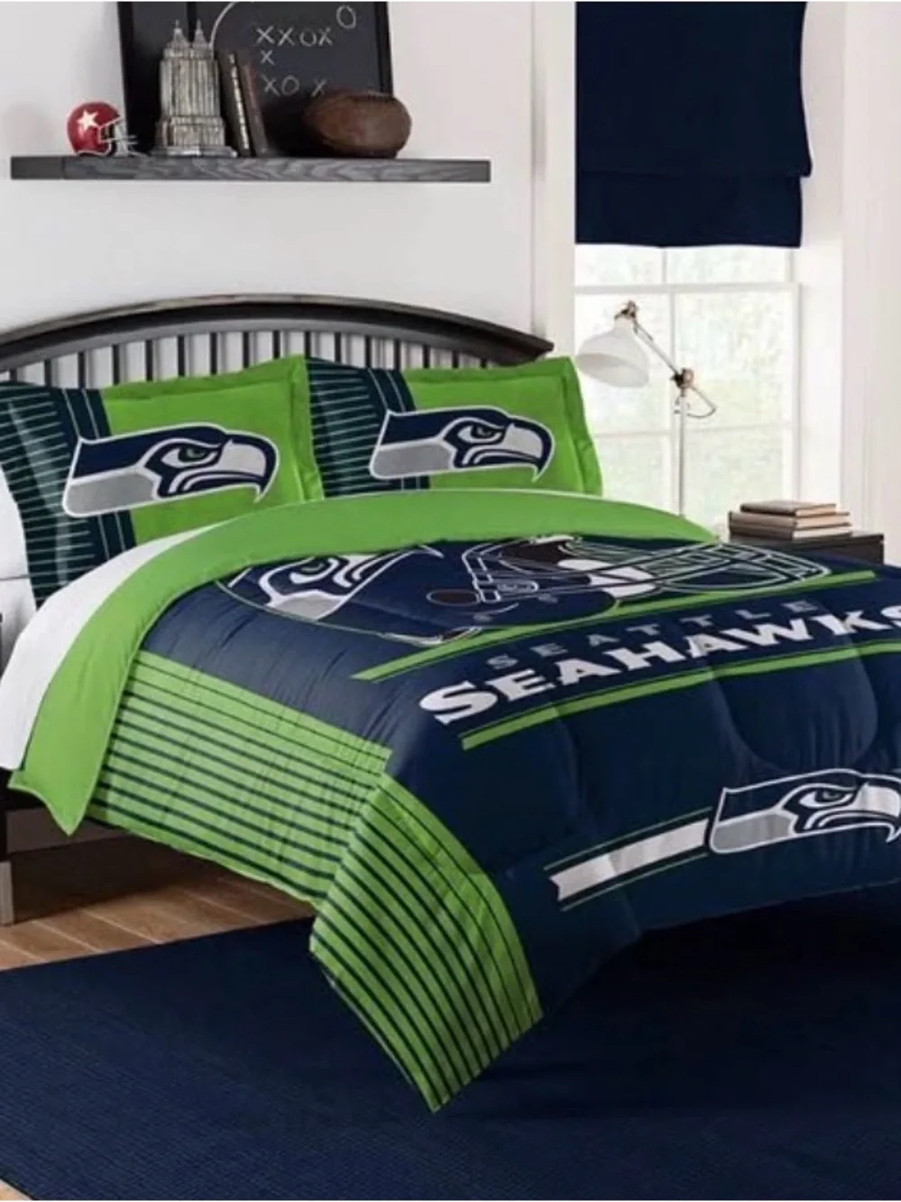 Northwest NFL Seattle Seahawks Comforter & Sham Set – Full/Queen Size
